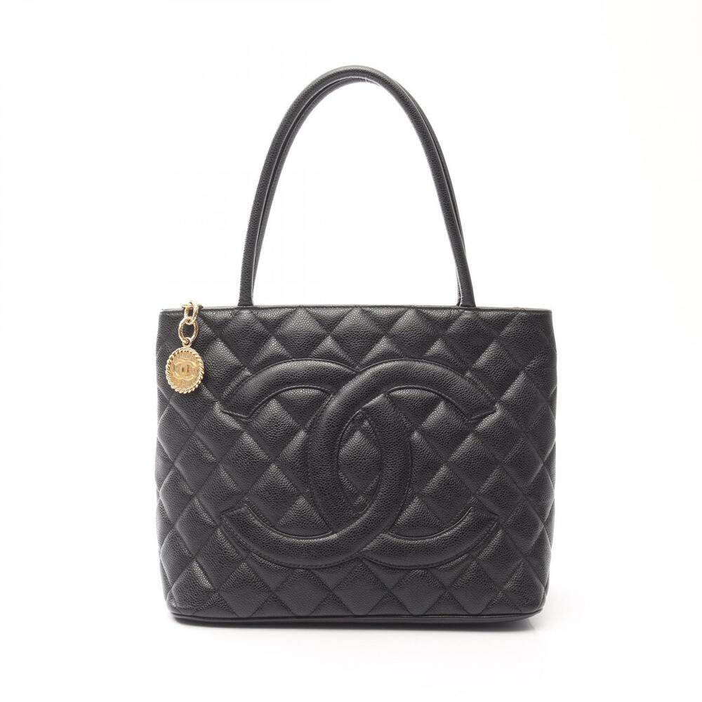 Chanel Reissue Tote Bag Calfskin Leather Black